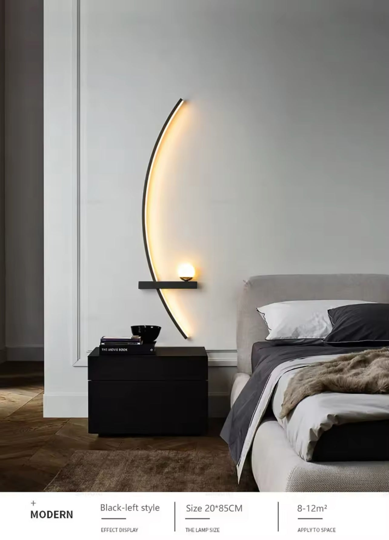 Modern LED Wall Lamp Stripes Wall Sconce