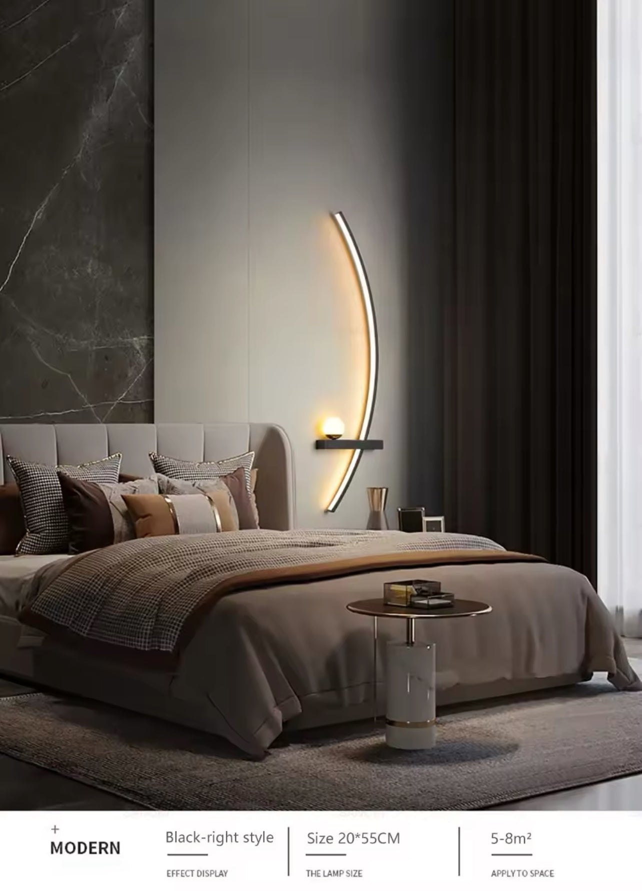 Modern LED Wall Lamp Stripes Wall Sconce