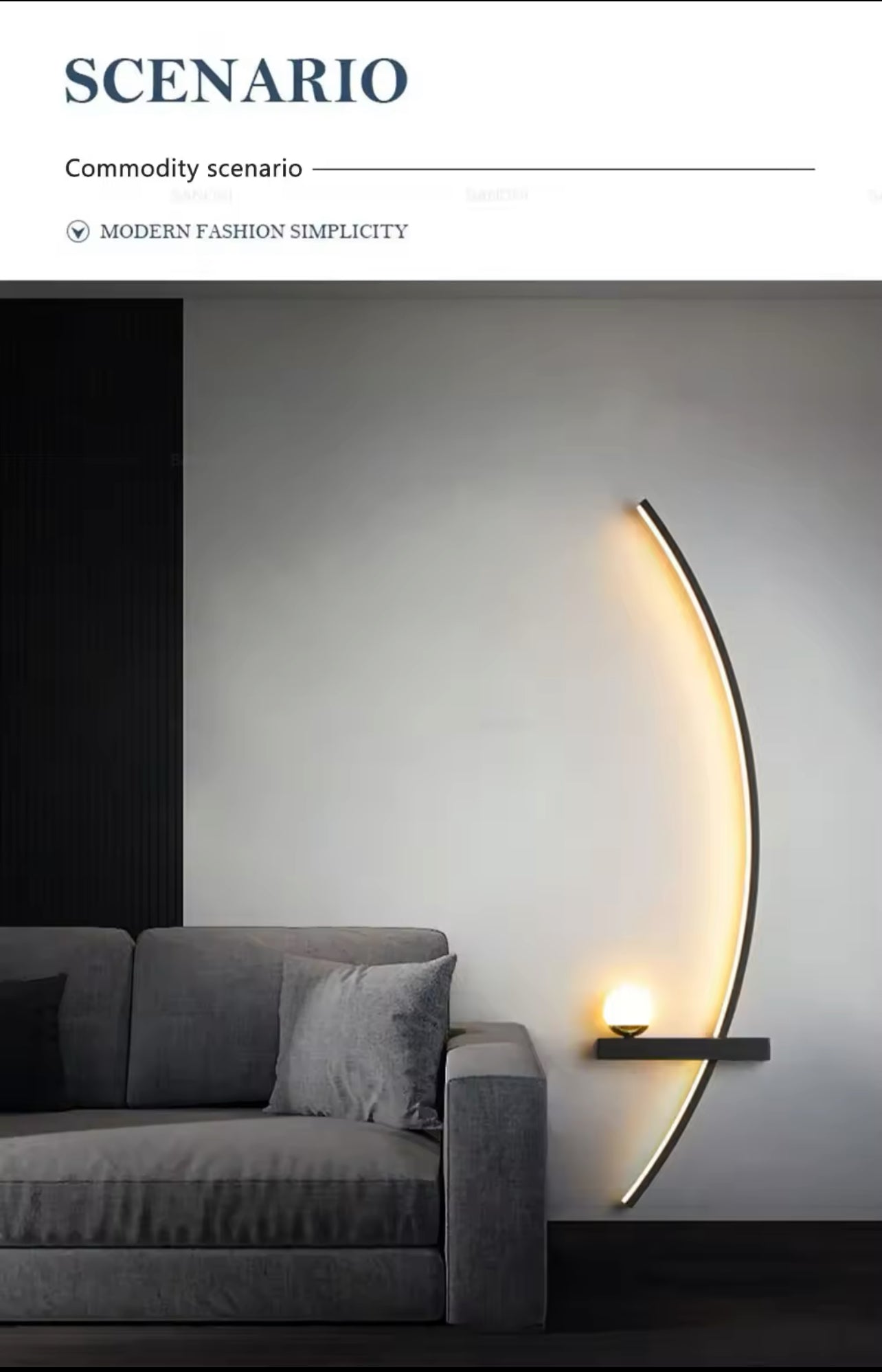 Modern LED Wall Lamp Stripes Wall Sconce