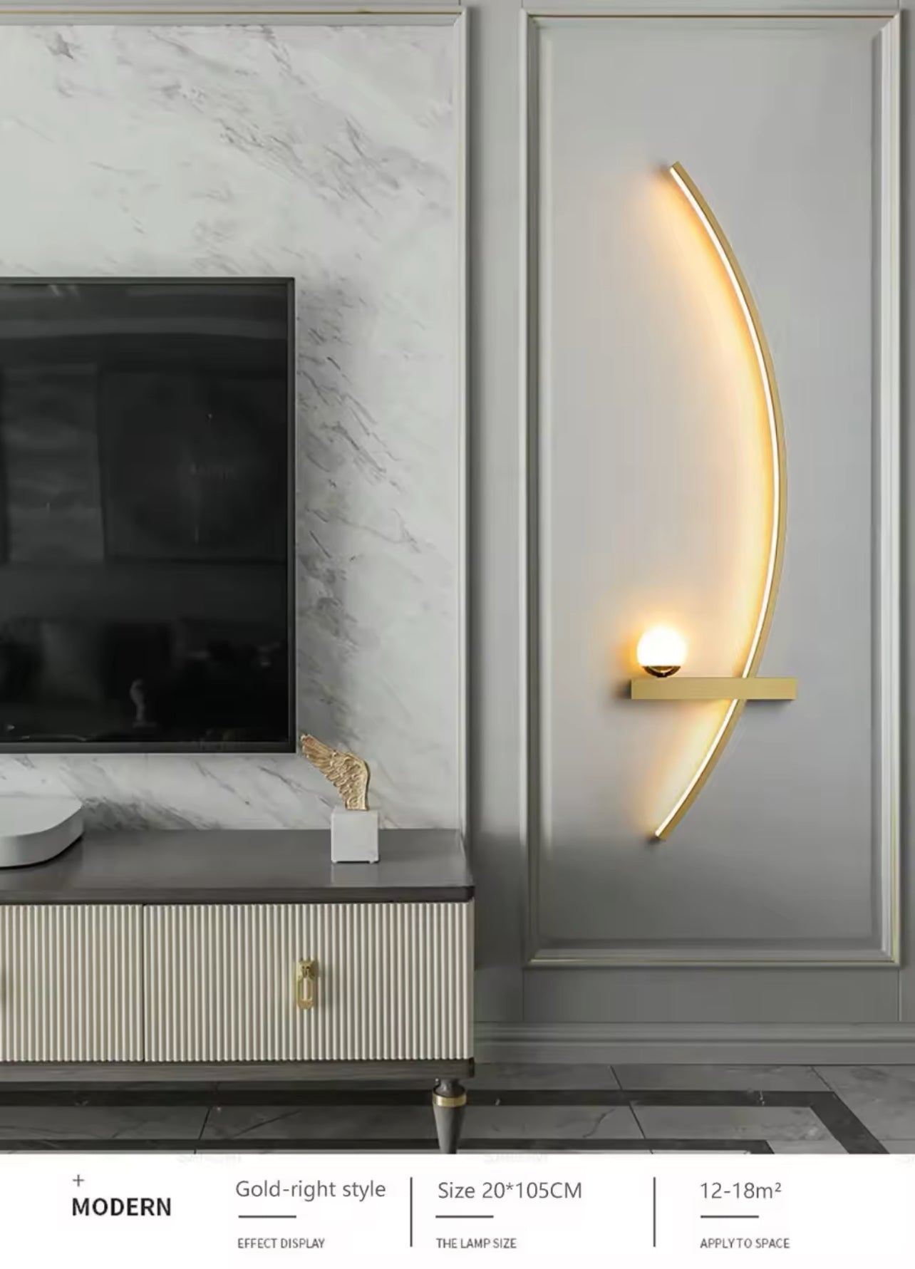 Modern LED Wall Lamp Stripes Wall Sconce